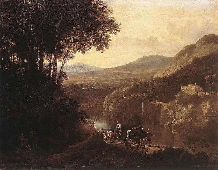 Jan Hackaert River Scene